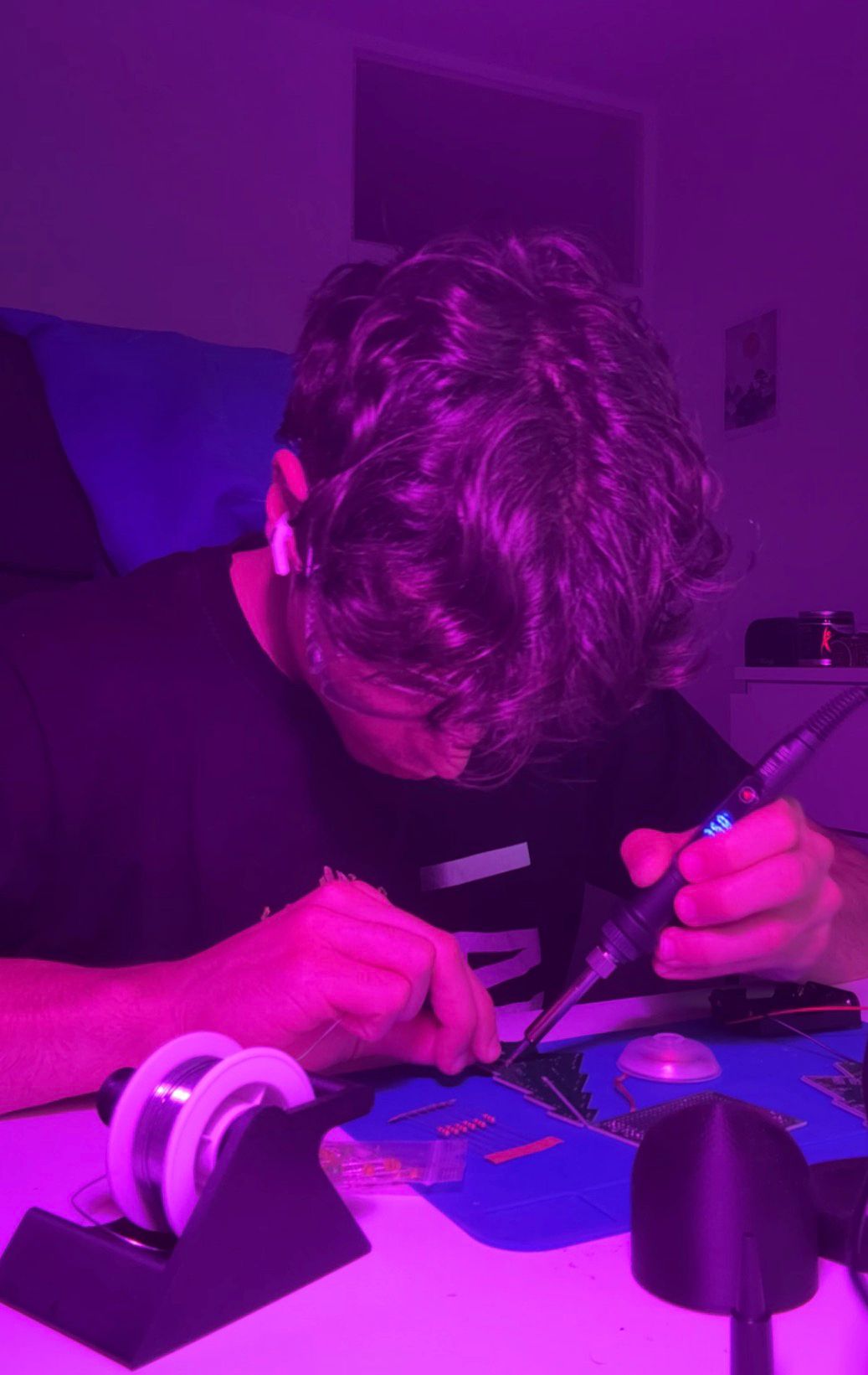 Me soldering